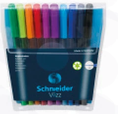 Pochette de 10 stylos couleurs Schneider