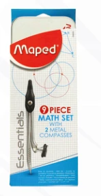 Boîte géométrique Maped — 9 pièces