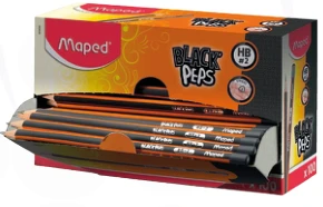 Crayons Maped HB embout gomme — boîte de 100