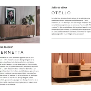 Meubles de séjour Otello et autres collections — BİGA Home