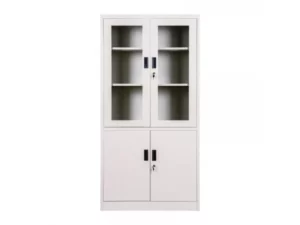 Armoire métallique semi-vitrée